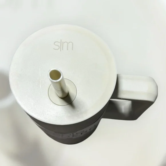 Simple Modern Beige Tumbler with Handle 40oz - Picture 2 of 5